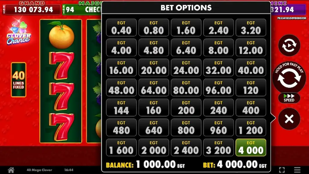 40 Mega Clover Joc Liber 3