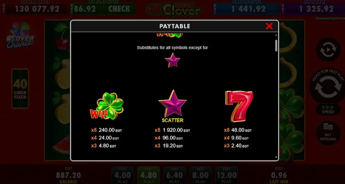 40 Mega Clover Joc Liber 4