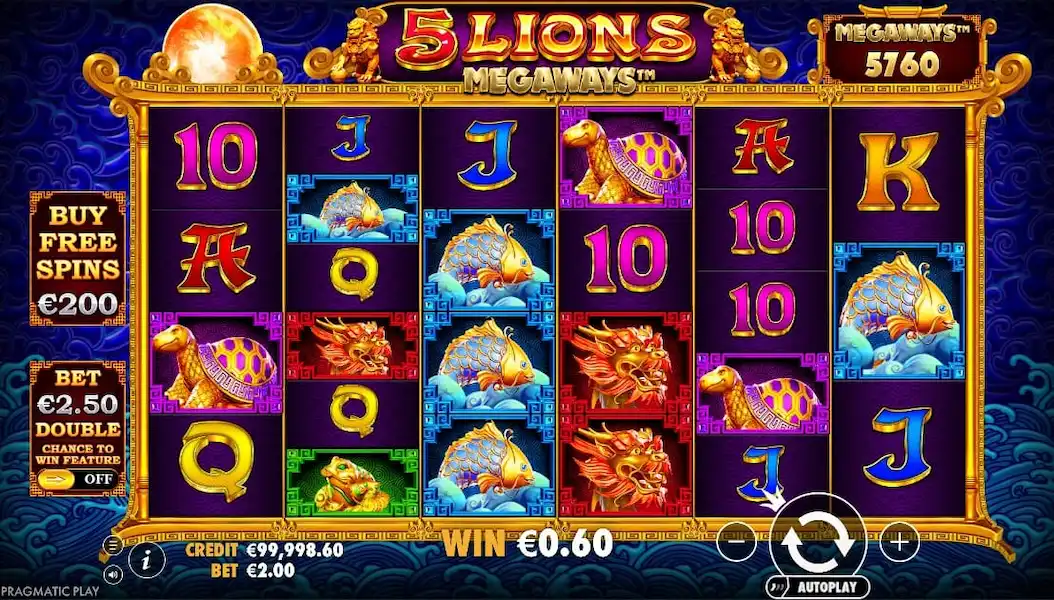 5 Lions Megaways Joc Liber 2