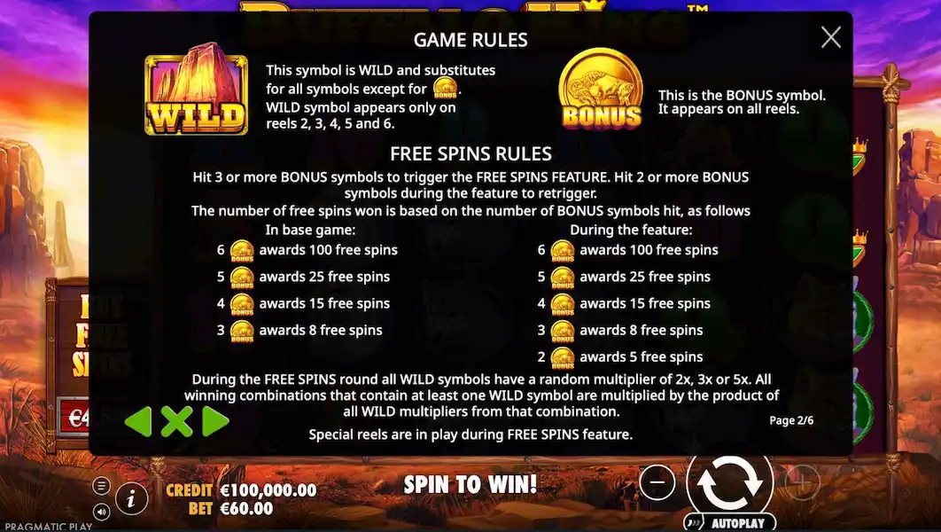 Buffalo King Joc Liber 3