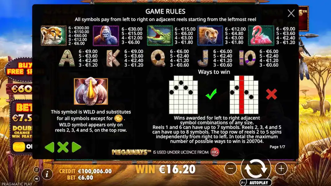 Great Rhino Megaways Joc Liber 4