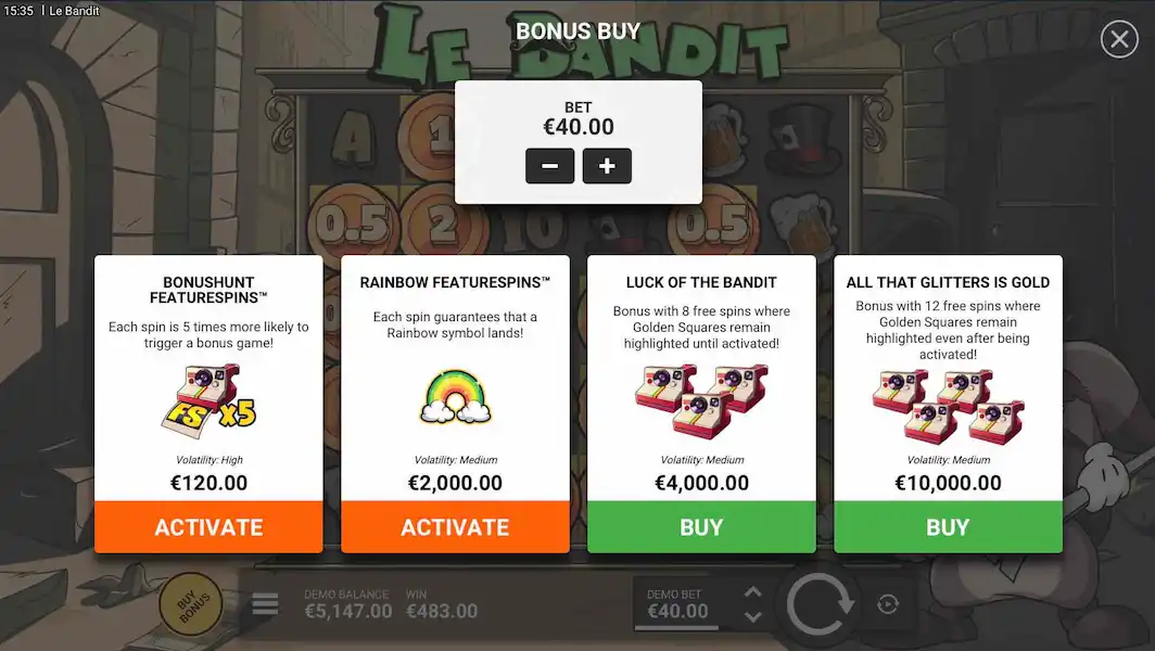 Le Bandit Joc Liber 3