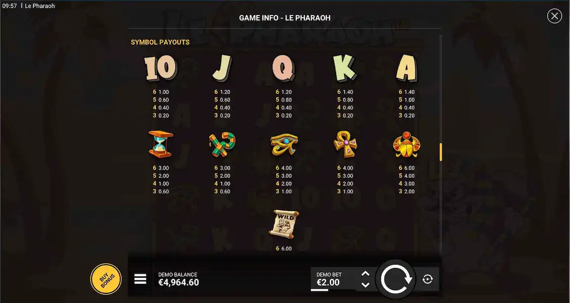 Le Pharaoh Joc Liber 4