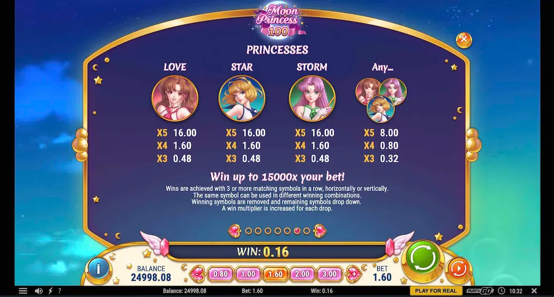 Moon Princess 100 Joc Liber 3