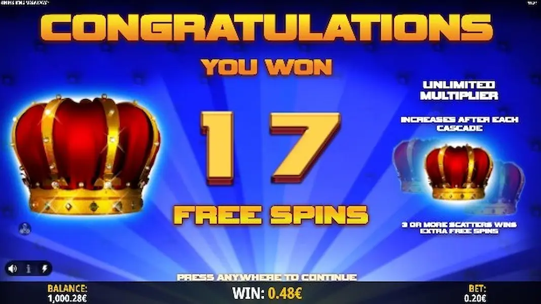 Shining King Megaways Joc Liber 3