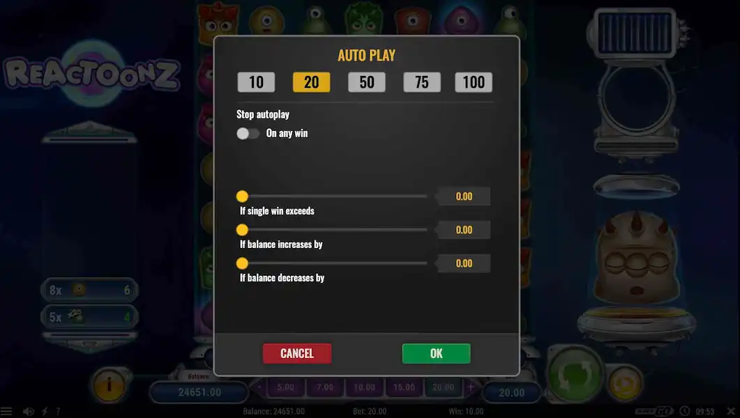 Reactoonz Joc Liber 4