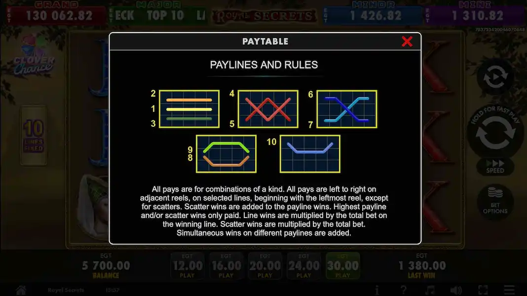 Royal Secrets Joc Liber 3