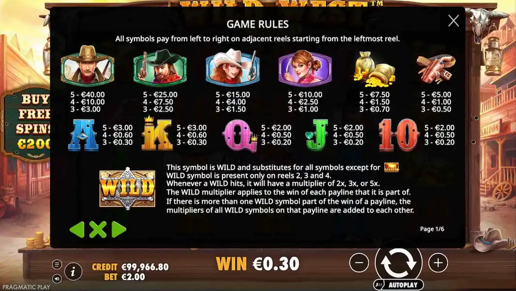 Wild West Gold Joc Liber 3