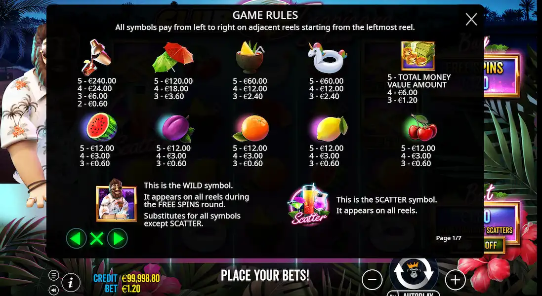 Club Tropicana Joc Liber 3