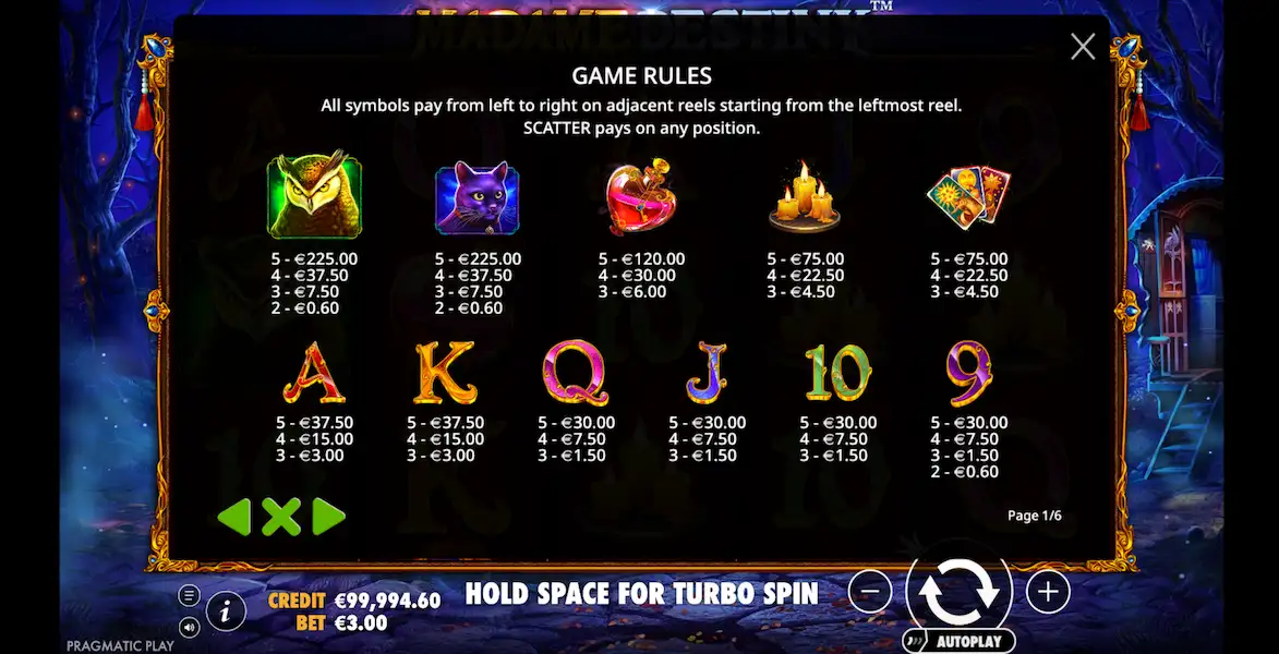 Madame Destiny Joc Liber 3