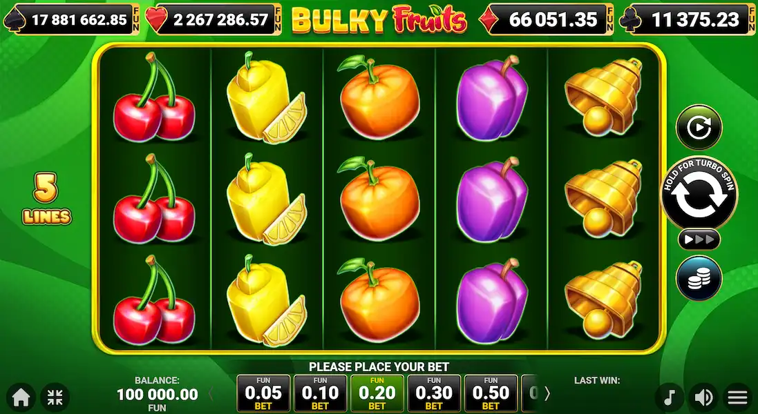 Bulky Fruits Joc Liber 2