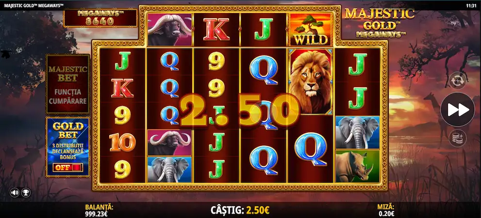 Majestic Gold Megaways Joc Liber 3
